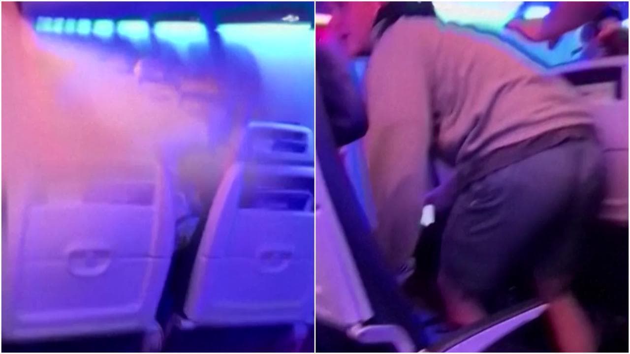 Passeggero apre la porta di emergenza dell'aereo scatenando il panico a bordo: fermato dal personale