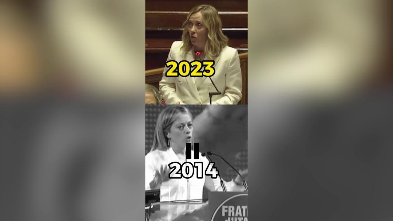 Meloni e l'uscita dall'euro, il video che la smentisce