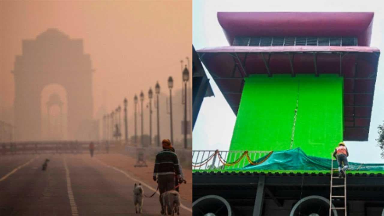 India, inaugurata a Nuova Delhi la torre mangia-smog alta 25 metri