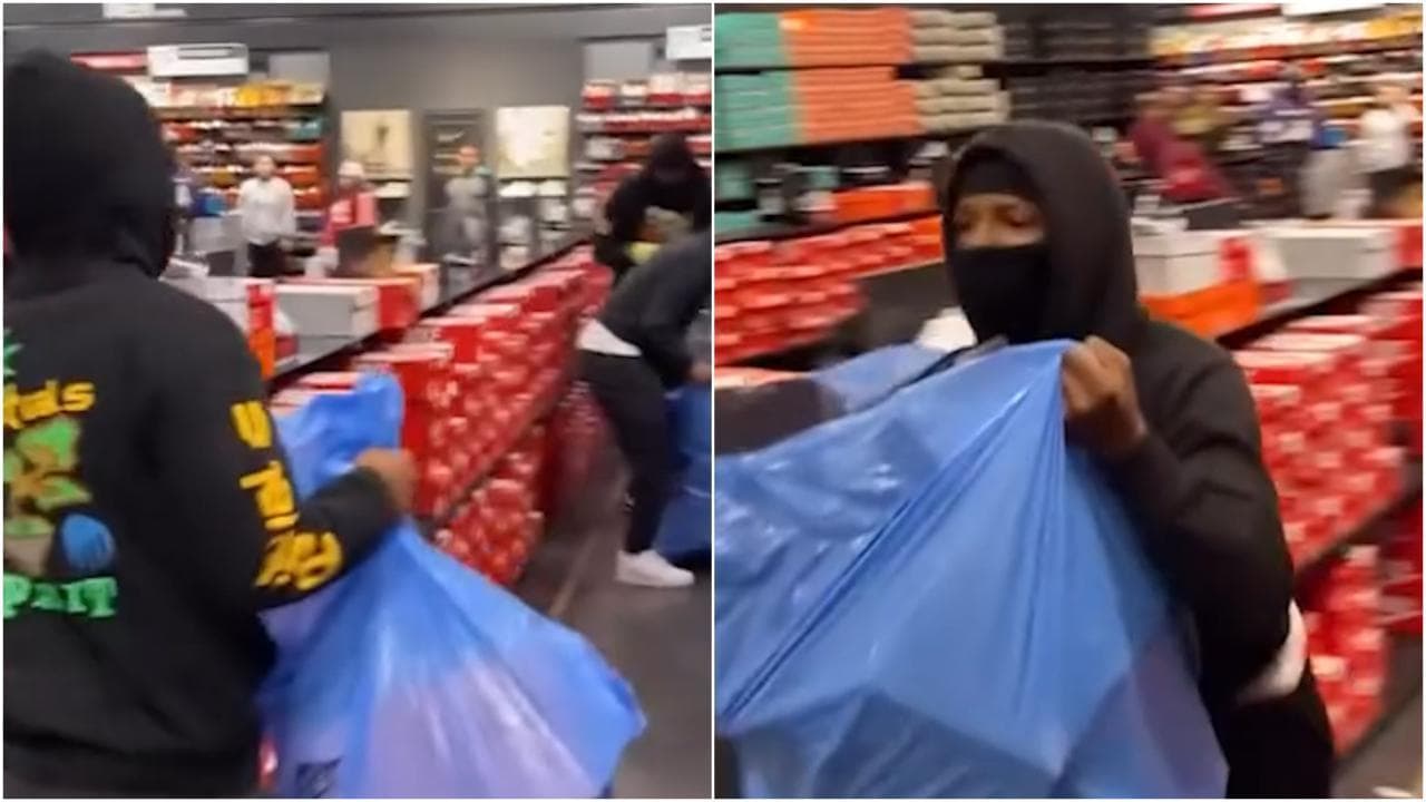 In soli 37 secondi rubano un bottino da 11mila euro, la rapina flash nel negozio Nike