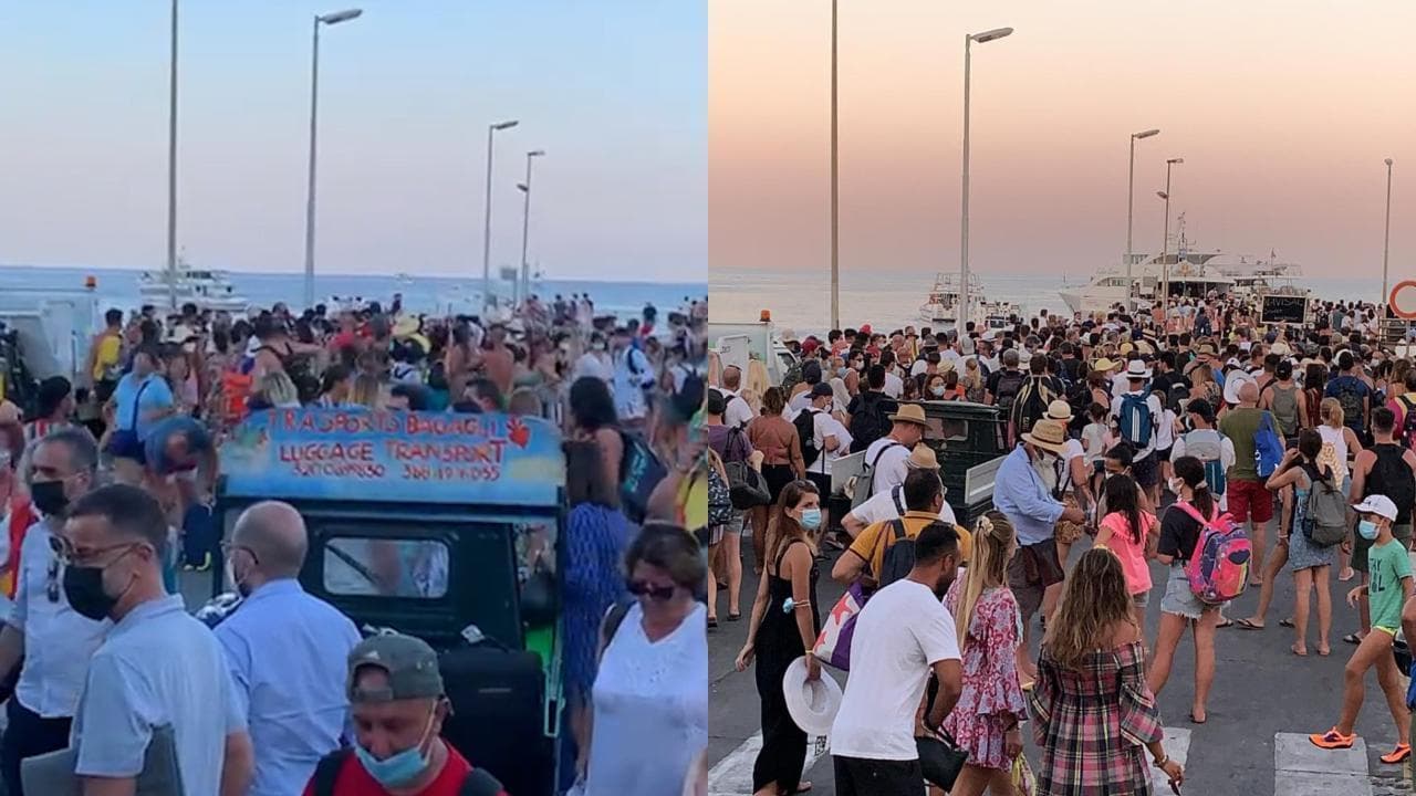 Eolie, allarme per il turismo incontrollato: in centinaia ammassati nei porti
