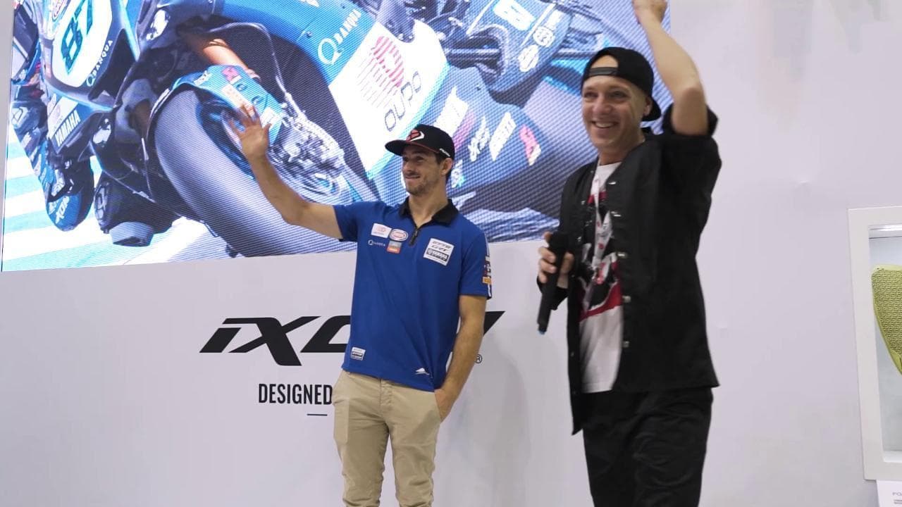 Remy Gardner, pilota di Superbike e figlio del grande Wayne, protagonista all'EICMA 2023