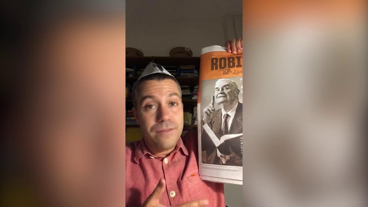 Il miglior cappellino di carta? Quello fatto con Robinson