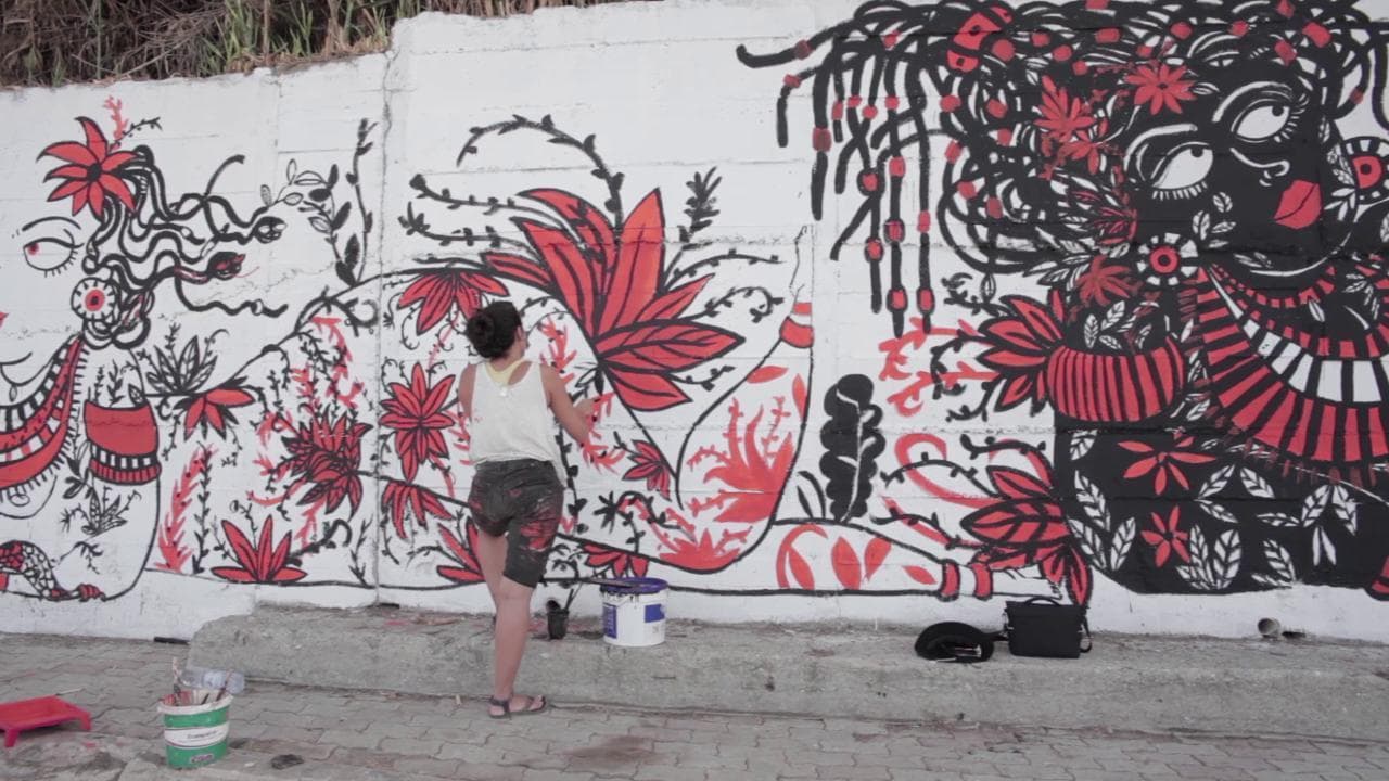 Guarimba Film Festival 2021, il murales El Jardin: tre dee per la natura