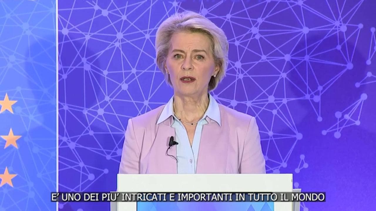 Von der Leyen: "Con la Cina c'è una rivalità che può essere produttiva"