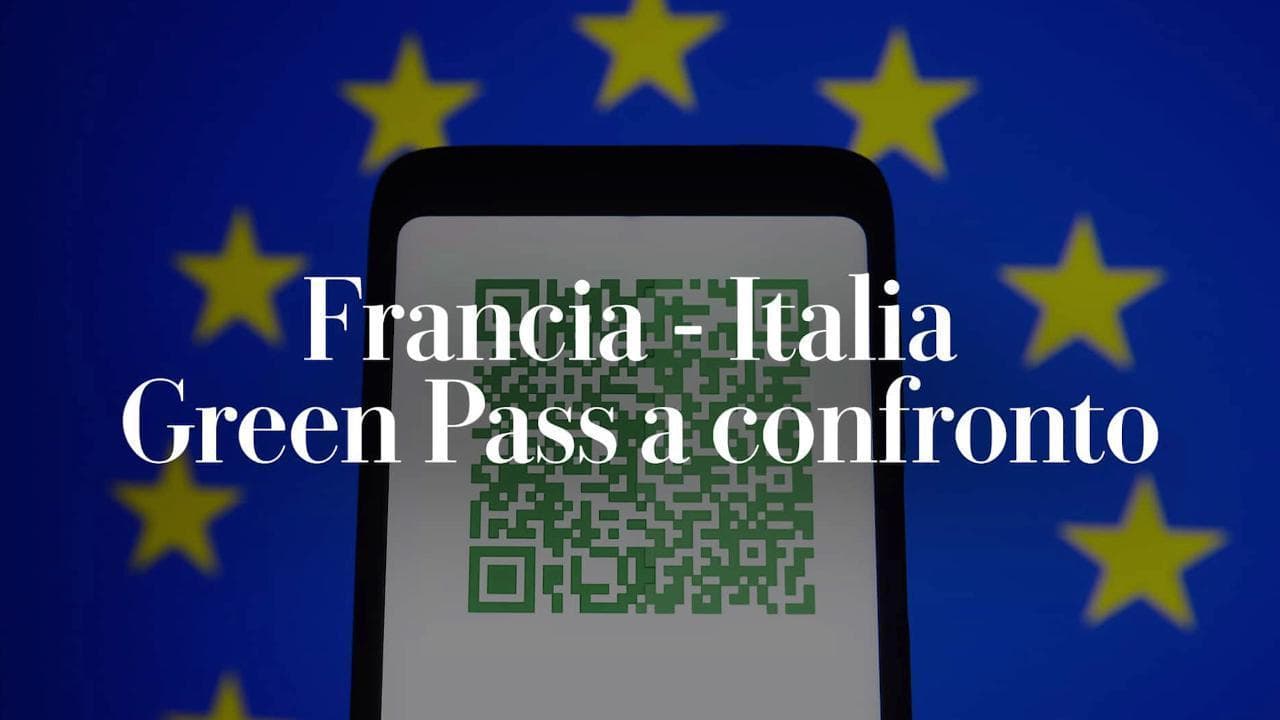 Francia-Italia: Green Pass a confronto