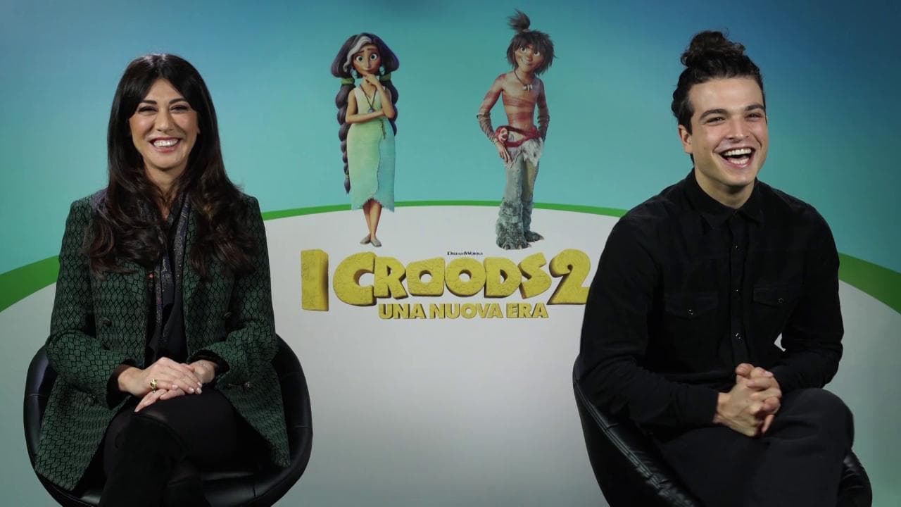'Croods 2', Virginia Raffaele e Leo Gassmann  “Che risate i tablet preistorici”