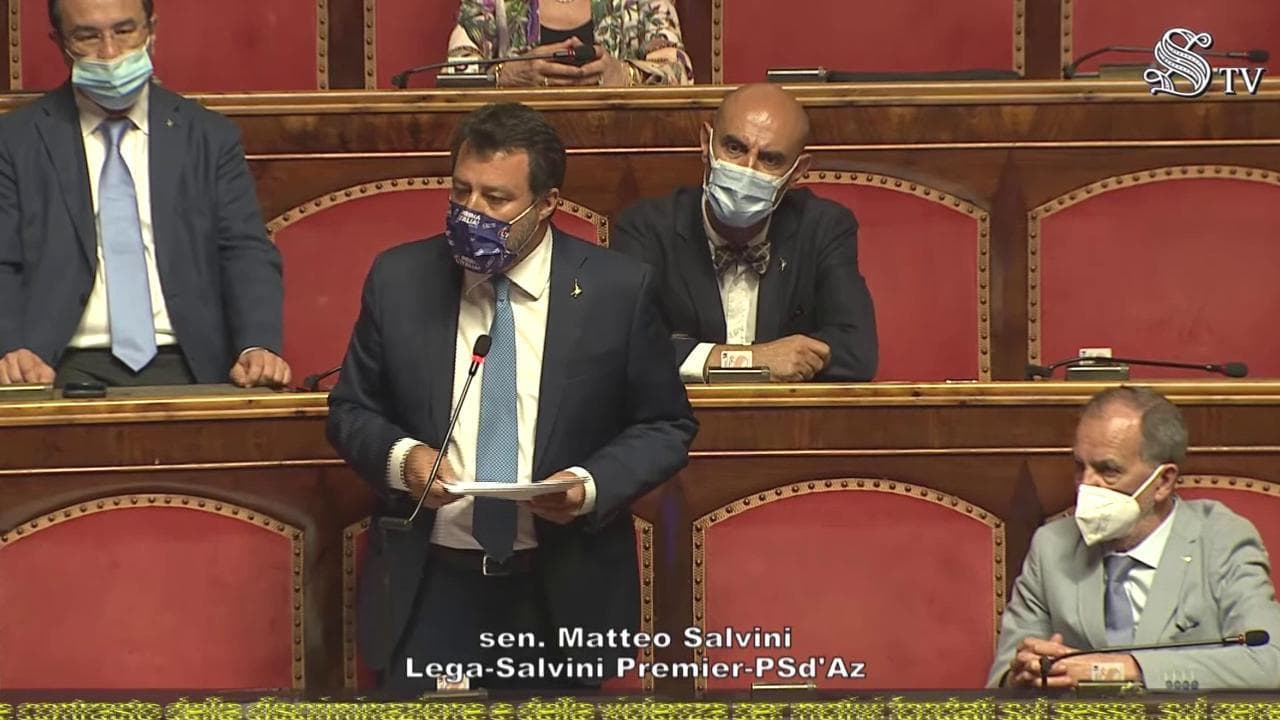 Ddl Zan, Salvini: "Togliamo dal banco quel che divide e approviamo una norma di civiltà"