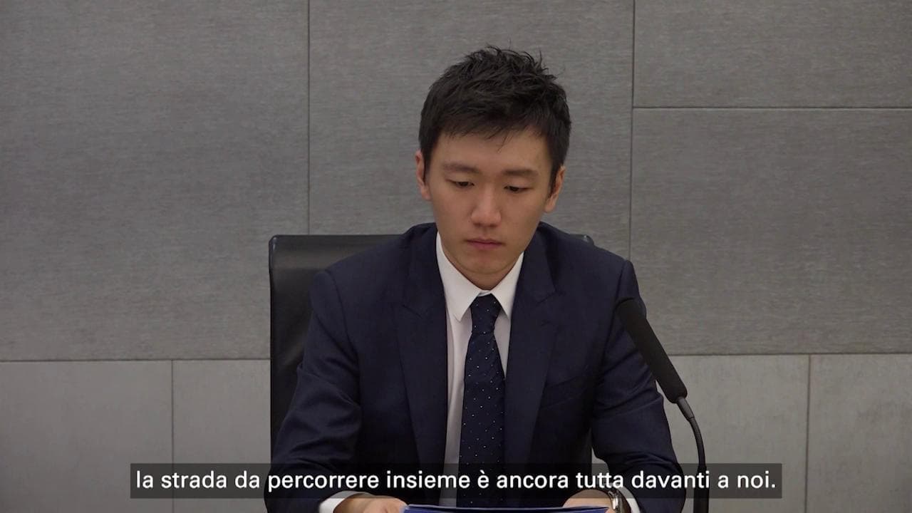 Inter, il presidente Zhang: "Insieme ancora a lungo, lotteremo per la seconda stella"