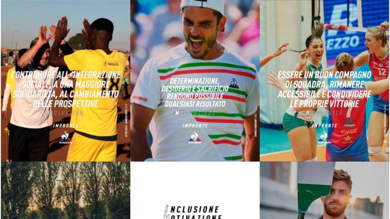 "Impronte", la carta dei valori di Le Coq Sportif