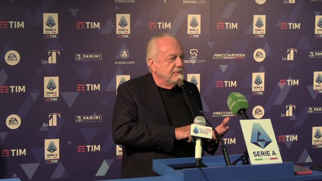 Diritti tv, il presidente del Napoli De Laurentiis: "Con questo accordo il calcio italiano morirà"