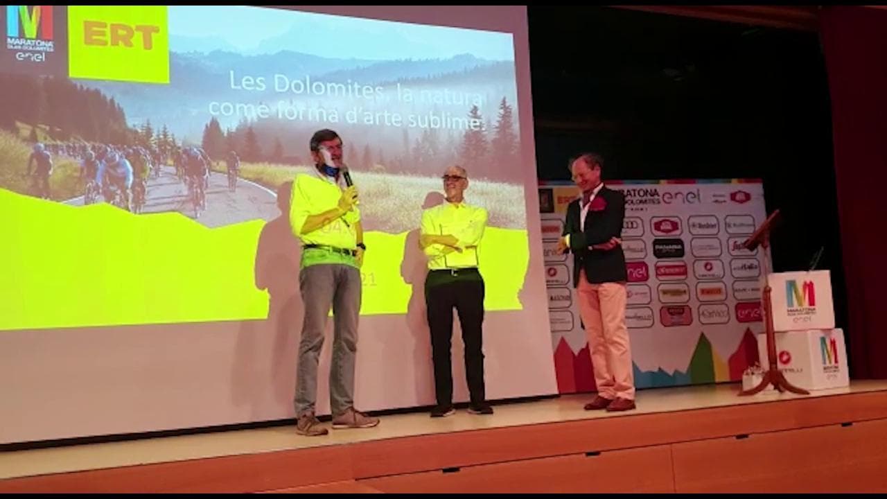 Il saluto del ministro Colao alla Maratona dles Dolomites