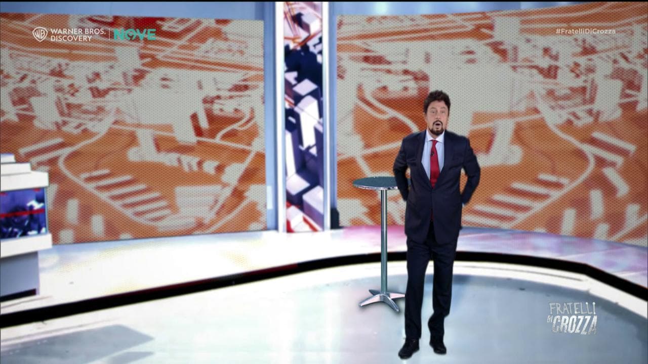 Crozza diventa Giambruno: "Governo, amore... credimi non è come sembra"