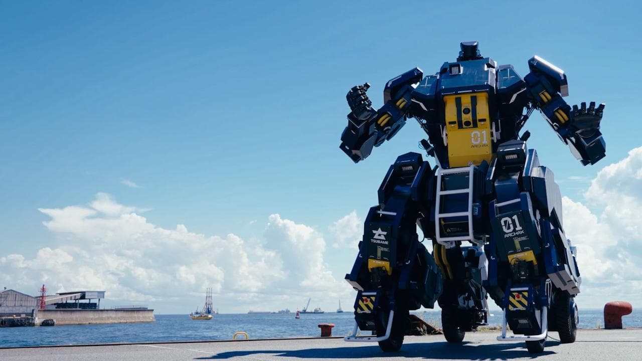 ARCHAX il robot da 3 milioni di dollari che assomiglia a Gundam è in vendita e si guida dall'interno