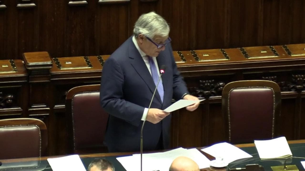 Israele-Palestina, Tajani: "La sola via per la pace è la soluzione dei due Stati"