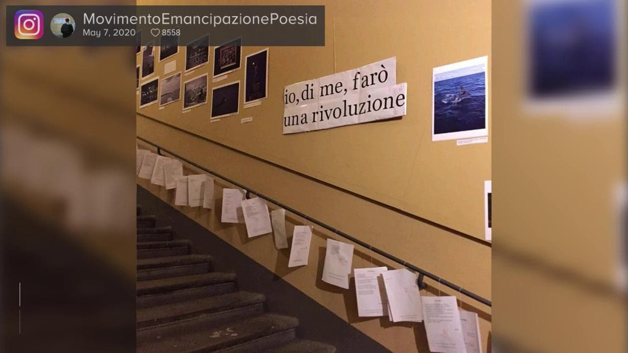 I versi sui muri della città italiane: la poesia torna a vivere grazie al Movimento per l'Emancipazione