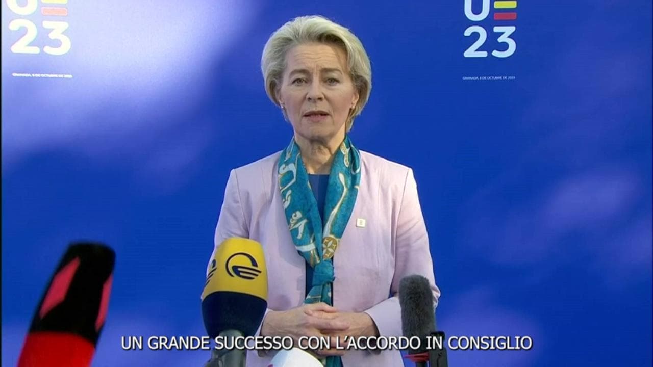 Immigrazione, von der Leyen loda l'accordo raggiunto al Consiglio Europeo: "Saremo noi a decidere chi entra"