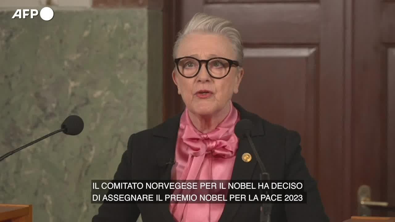 Il Nobel per la Pace assegnato all'attivista iraniana Narges Mohammadi: l'annuncio