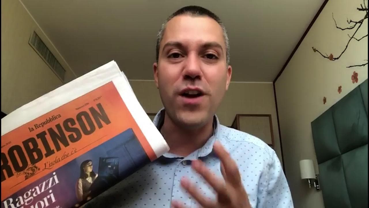 Come affrontare il caldo? Con Robinson e i consigli di Saverio Raimondo