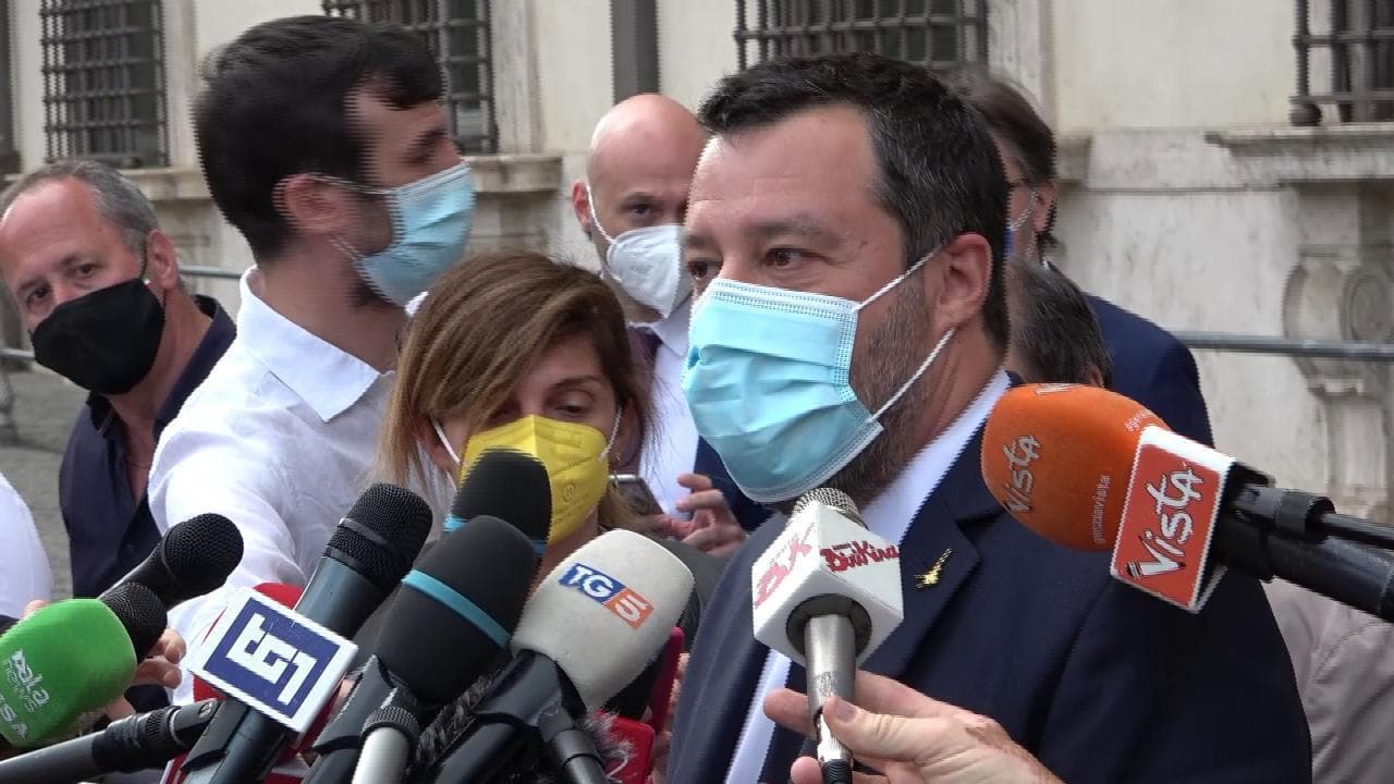 Colloquio con Draghi, Salvini: "Condivisione e soddisfazione per quanto fatto e quanto faremo"