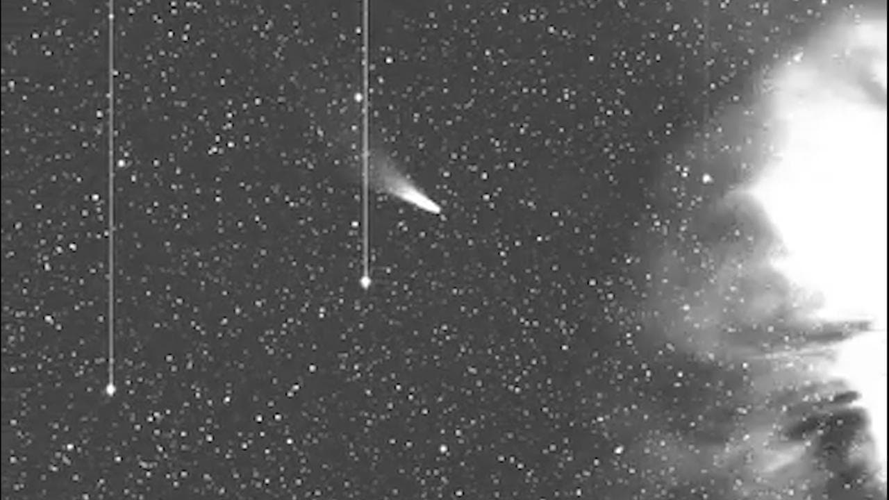 La "collisione" della cometa Nishimura con il Sole: è stata spazzata via la sua coda