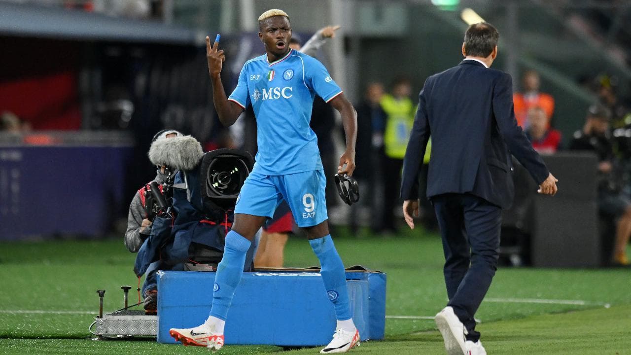 Napoli, Victor Osimhen manda a quel paese Rudi Garcia al momento della sostituzione