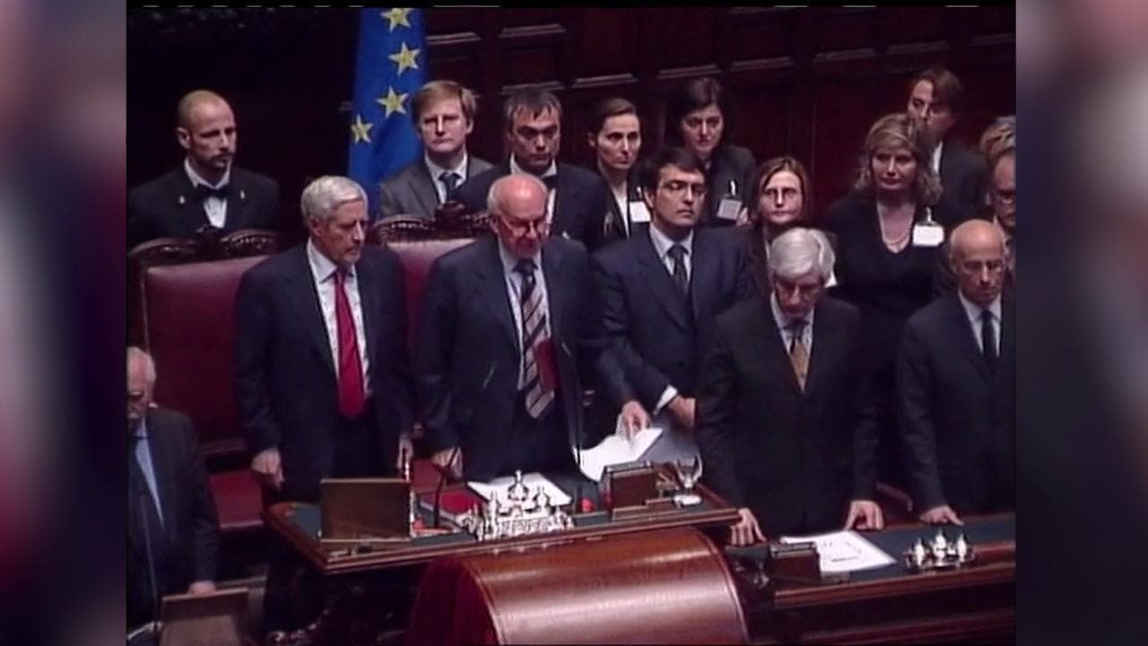 Giorgio Napolitano, il momento dell'elezione a presidente della Repubblica Italiana nel 2006