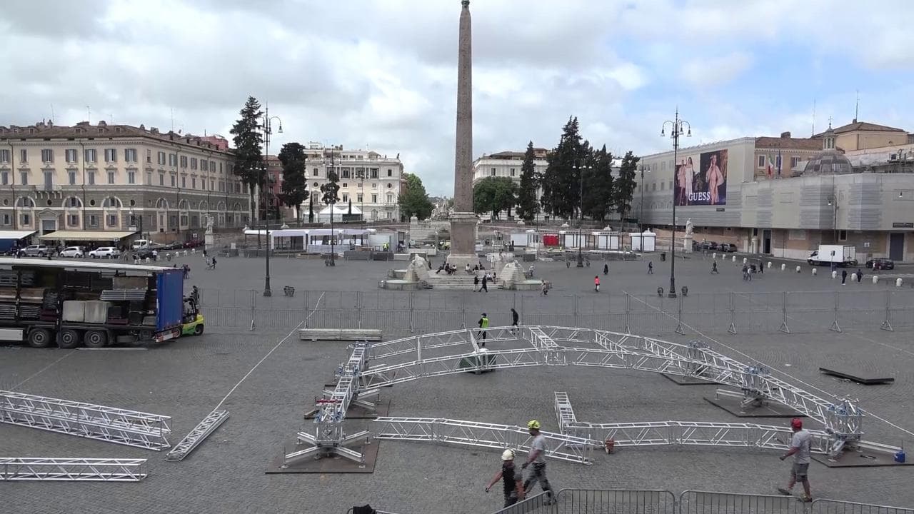 Euro2020, via all'allestimento del Fan Village a Piazza del Popolo: "Importante segnale di ripartenza"