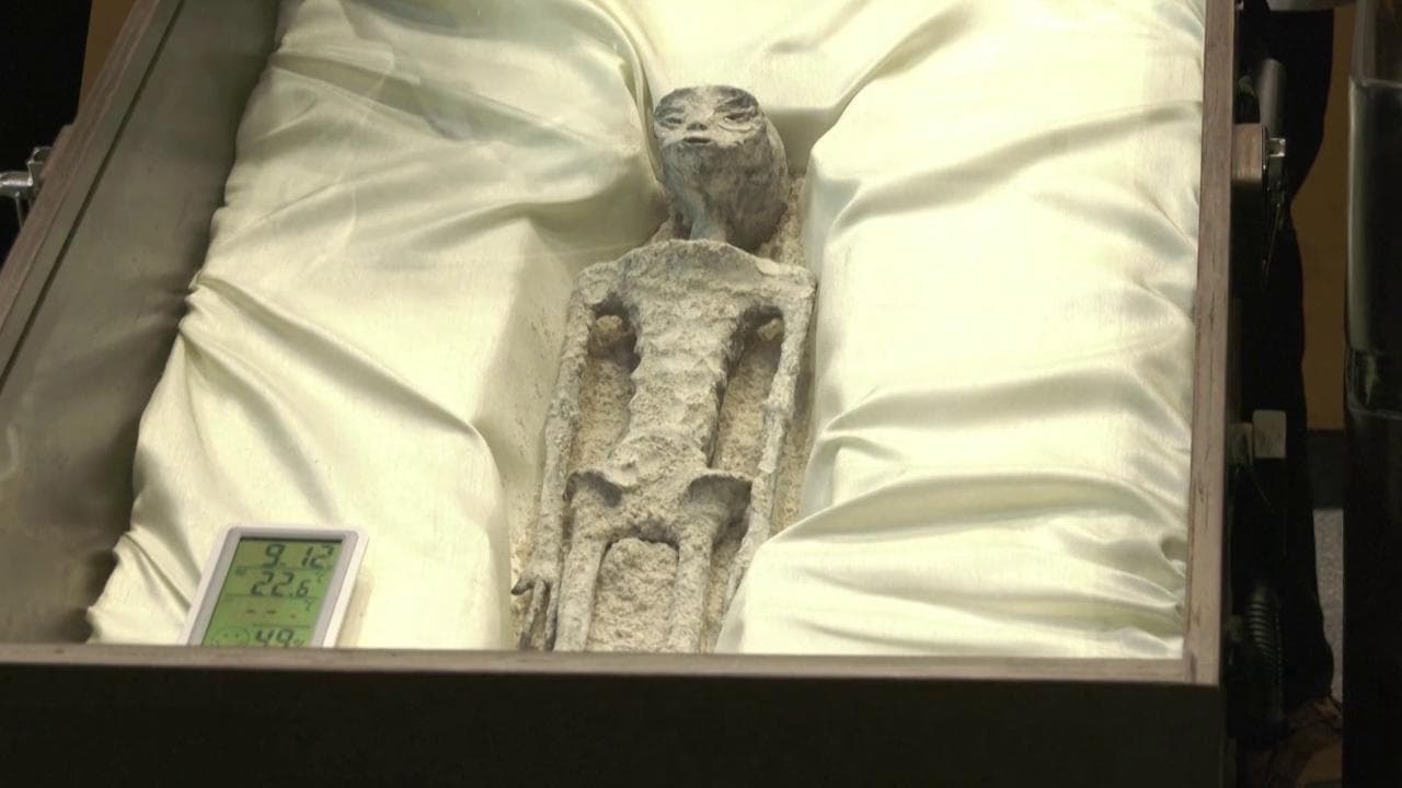 Al Congresso messicano presentati resti di presunti esseri "non umani": "Il loro DNA è diverso"