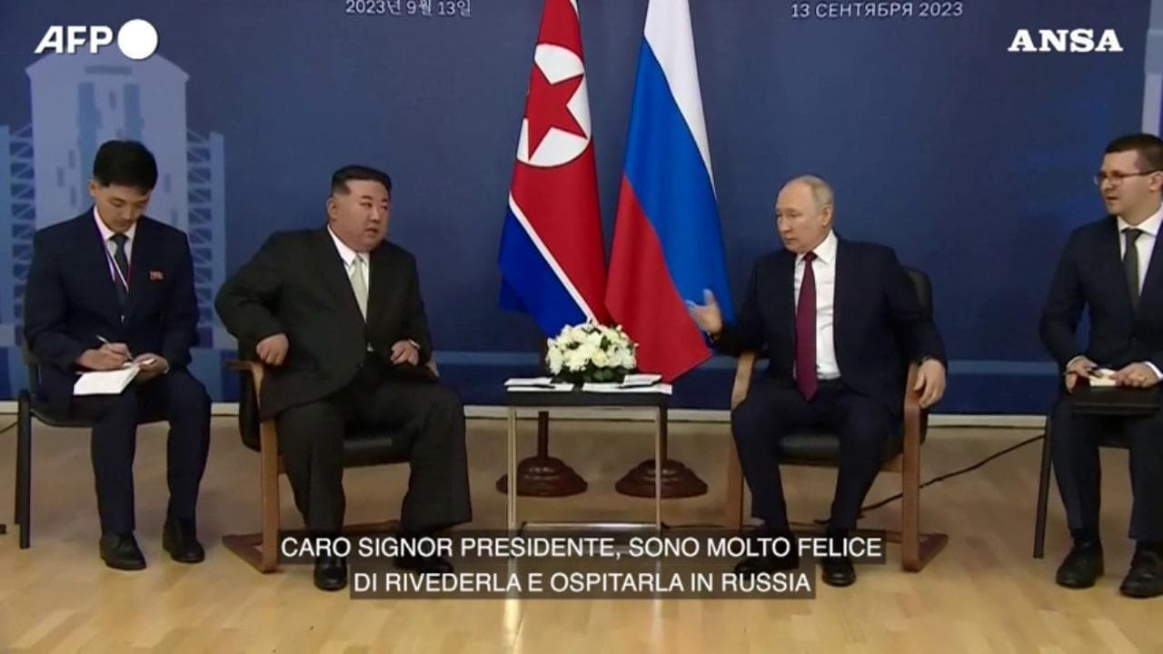 Colloquio Putin - Kim Jong-un: soddisfazione per il legame rafforzato e brindisi tra i due leader