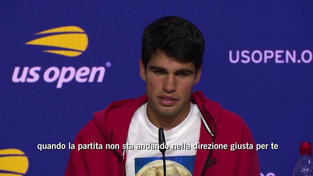 Us Open, il numero uno al mondo Alcaraz commenta il ko con Medvedev: "Non sono abbastanza maturo"