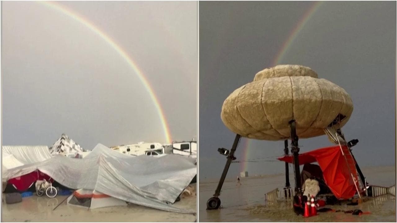 Nevada, pioggia e fango affondano il Burning Man: il festival chiude per maltempo