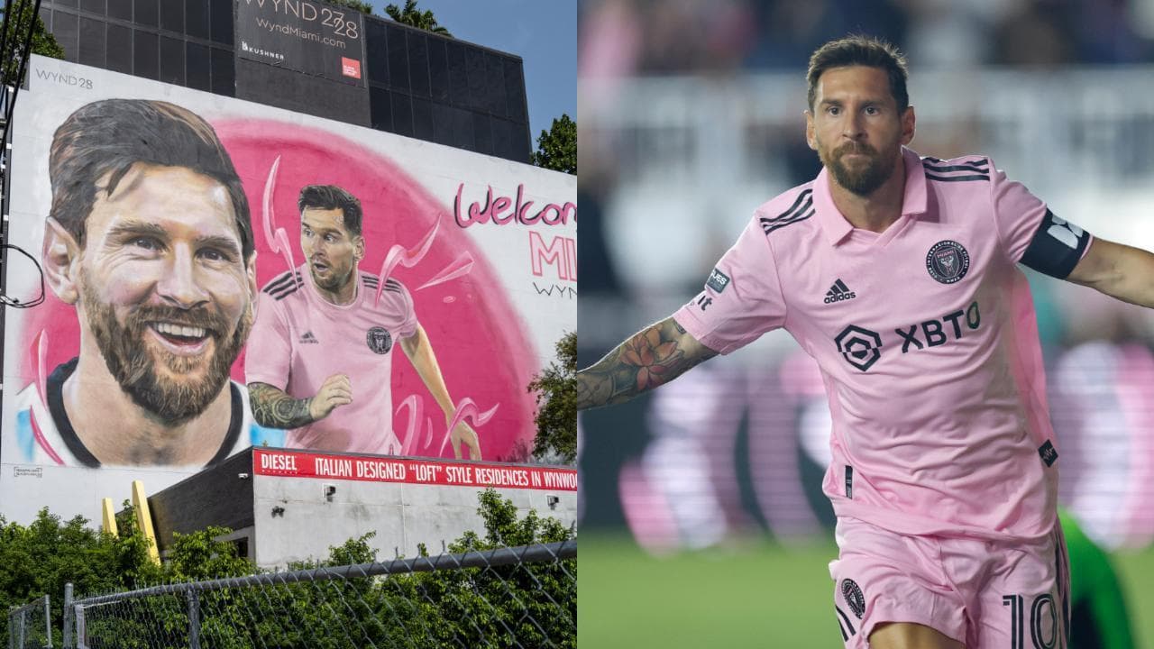 Miami pazza per Messi: dai murales ai negozi fino ai bar tutto parla del campione argentino