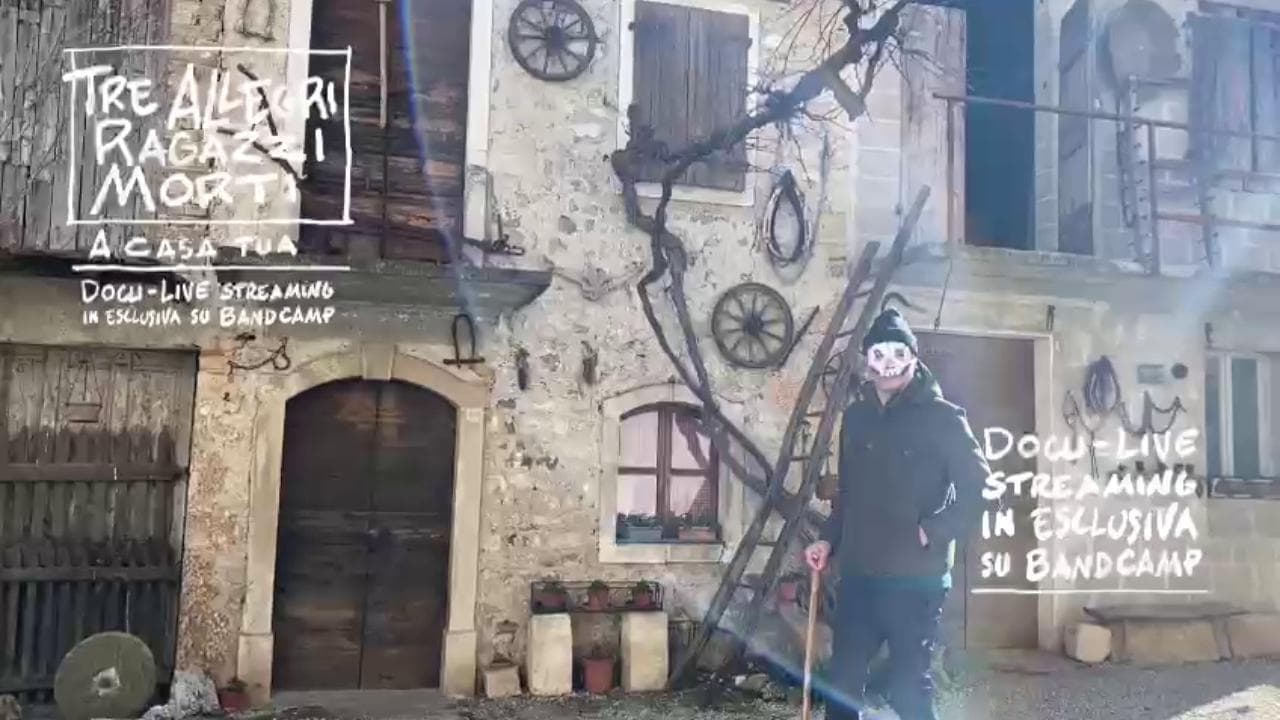 Tre Allegri Ragazzi Morti, concerto in streaming per sostenere i live club italiani in crisi