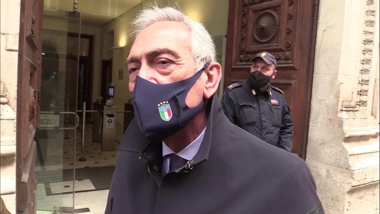 Gravina: "La finale di coppa Italia, a maggio, col pubblico? È possibile"