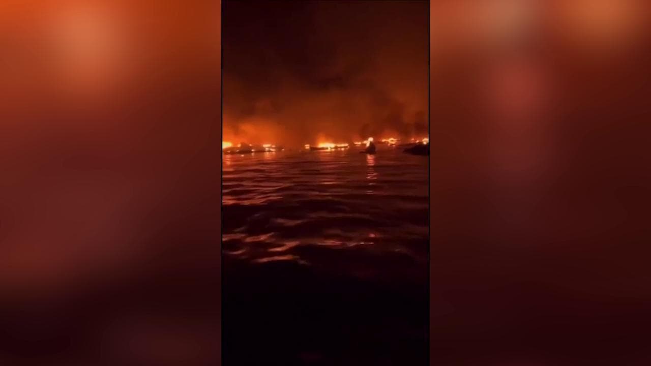 Bruciano le Hawaii, per sfuggire agli incendi le persone si gettano in mare: sembra l'apocalisse