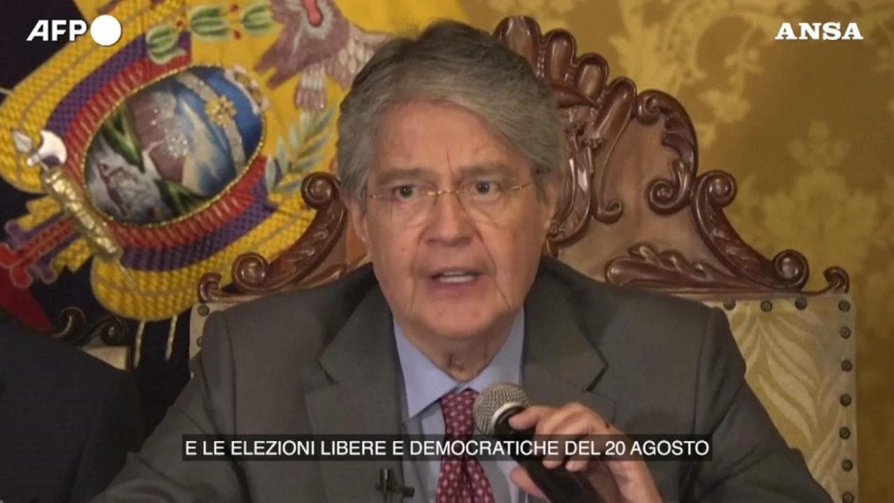 Ecuador, il presidente Lasso dichiara lo stato di emergenza per 60 giorni