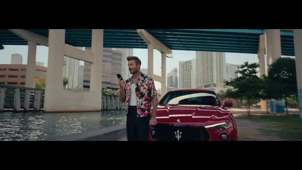 Maserati e David Beckham, che coppia