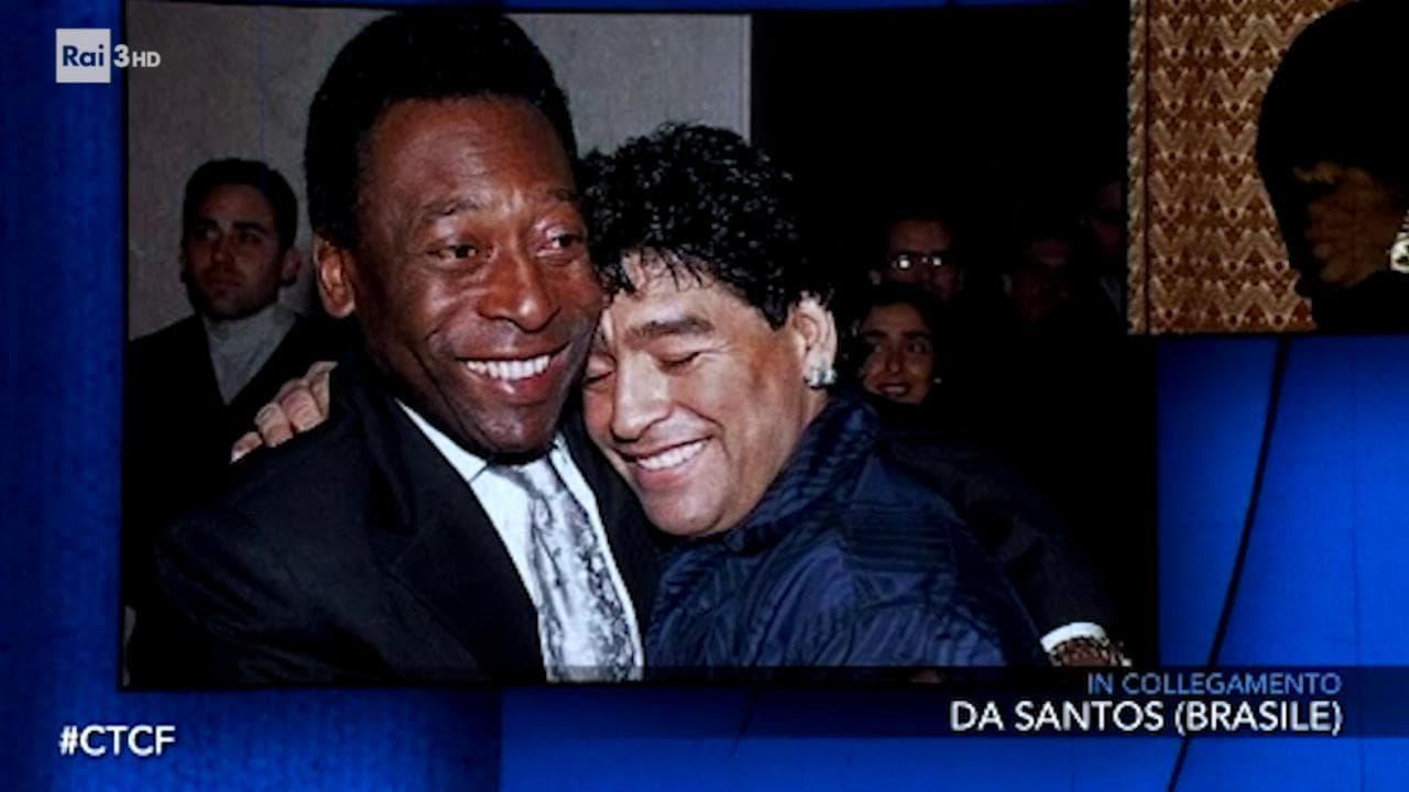 Rai, Pelè ricorda Maradona: "Diceva di essere il migliore, gli rispondevo che io segnavo di destro e di testa"