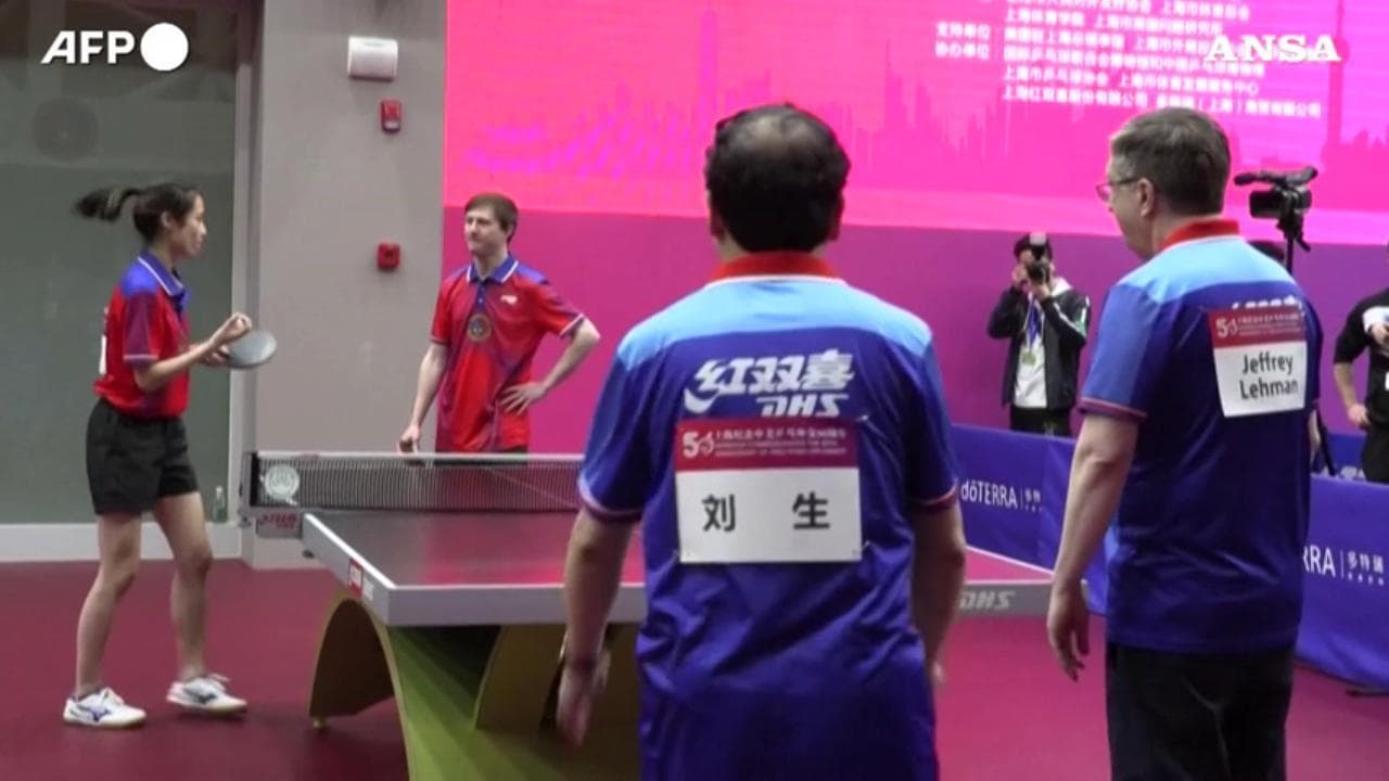 Cinesi e americani tornano al tavolo a 50 anni dalla 'diplomazia del ping-pong'