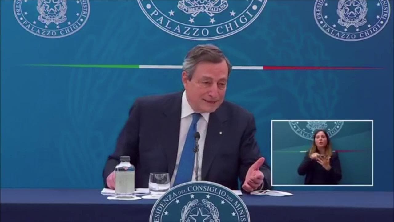 Draghi a Salvini: "Ho voluto io Speranza nel governo e ne ho molta stima"