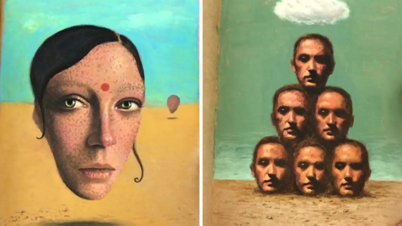 L'artista sfoglia il suo sketchbook dopo 4 anni di viaggi in 3 continenti