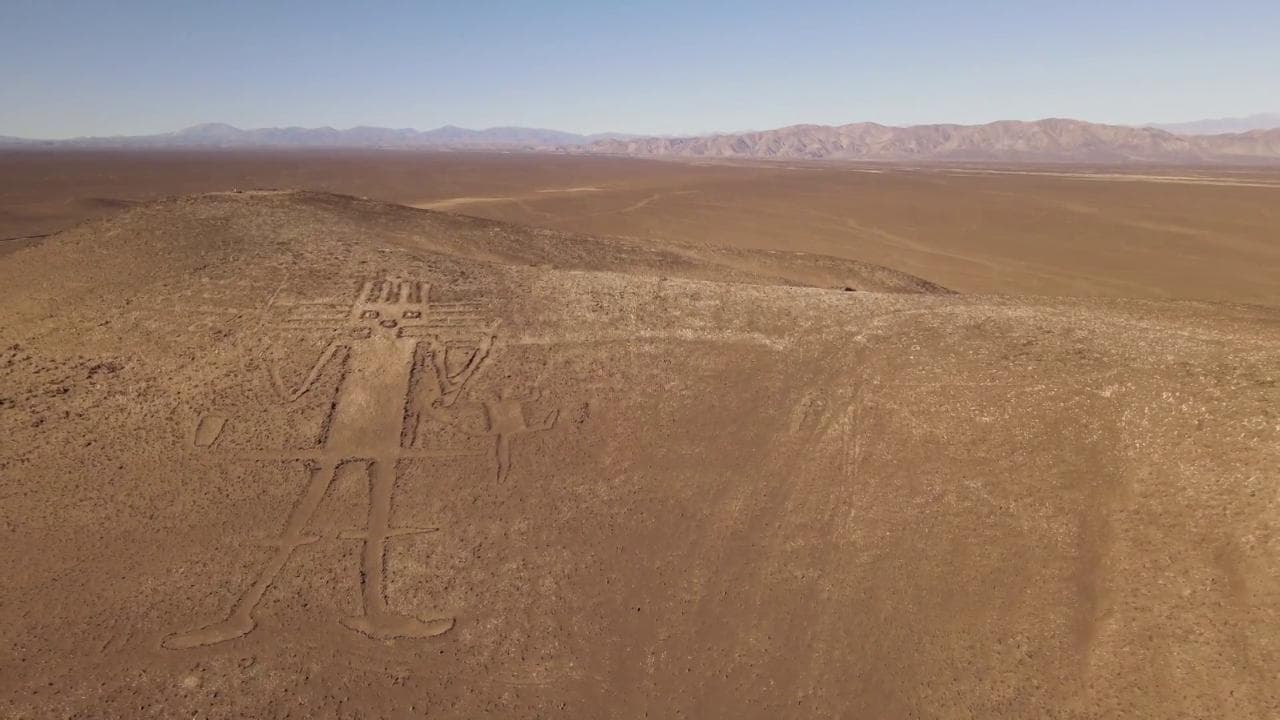 Il Gigante di Atacama visto dal cielo: il guerriero delle antiche civiltà precolombiane
