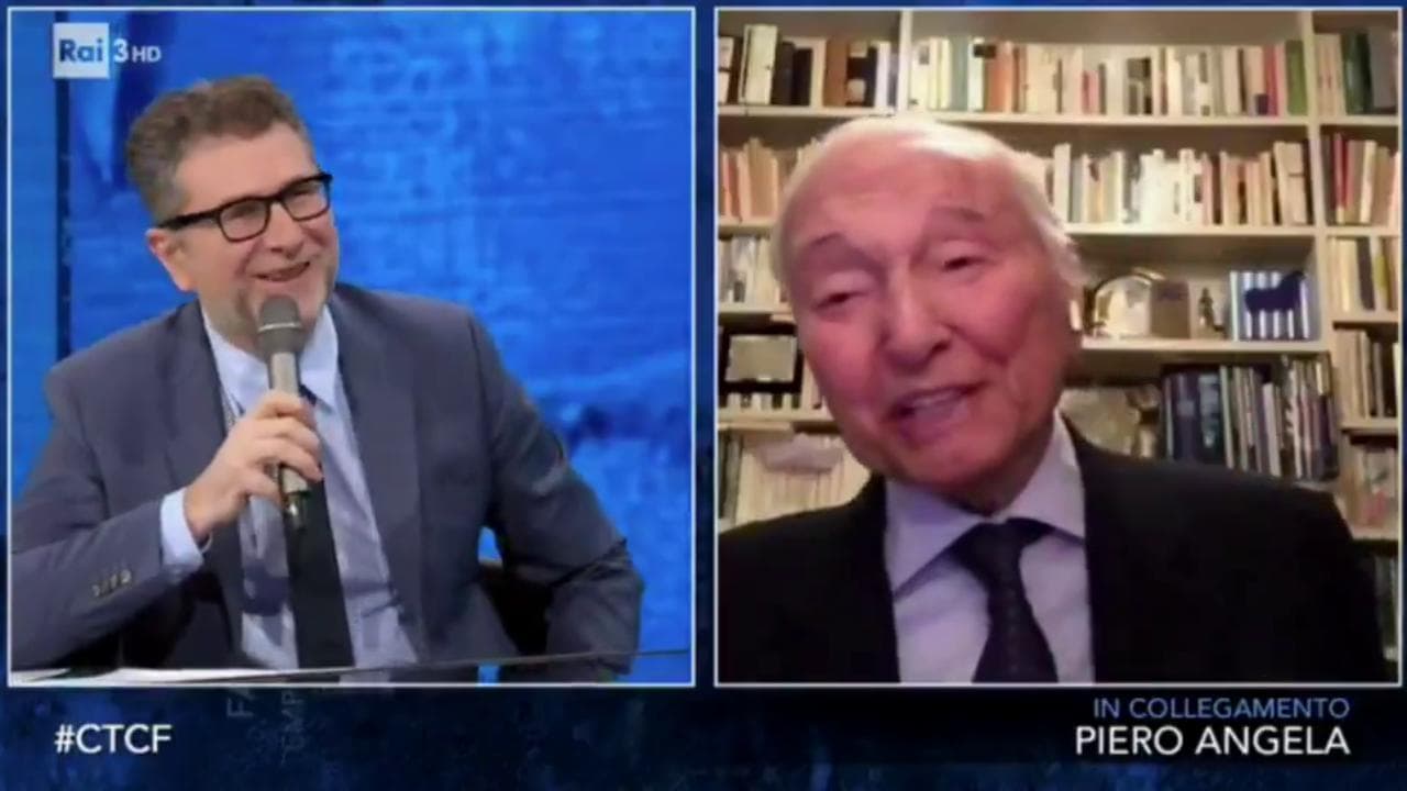 Rai, Fabio Fazio torna al passato: ecco come imita Piero Angela