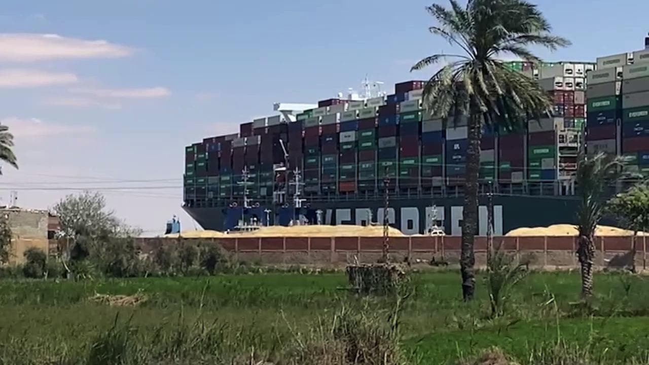 Canale Suez, ecco la nave che ha bloccato il mondo