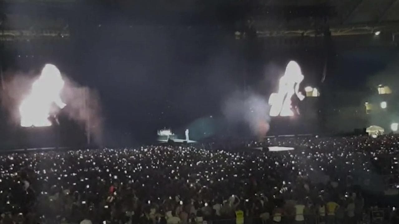 Maneskin all'Olimpico, la dedica di Damiano alla sua band: canta Iron Sky di Nutini