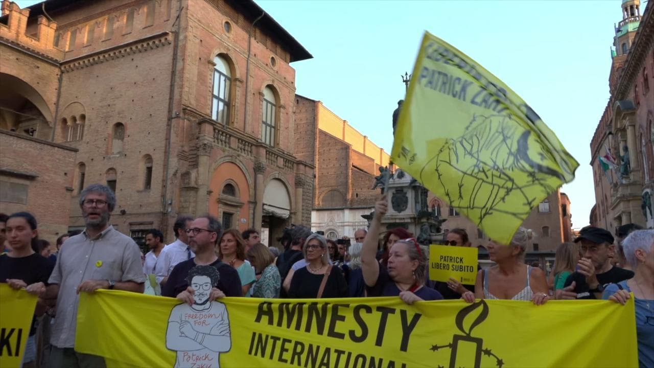 Patrick Zaki, Bologna torna in piazza per il sit-in di Amnesty International