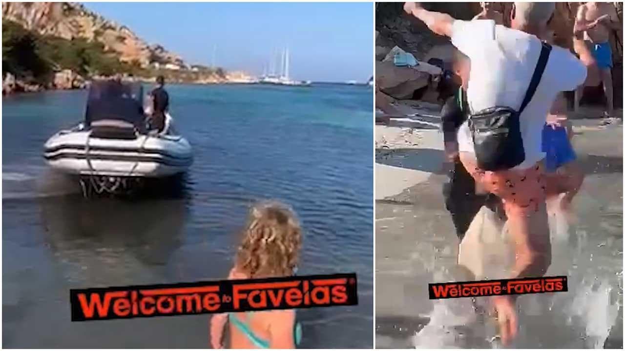 Rissa in spiaggia a Cala Lunga in Sardegna: calci e pugni tra bagnanti e i proprietari di un gommone