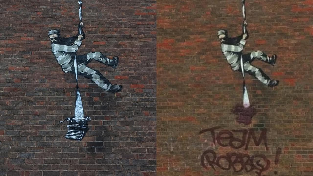 Gb, vandalizzata a Londra l'opera di Banksy per Oscar Wilde