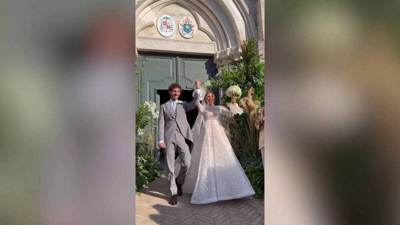 Il matrimonio di Pecco: Bagnaia sposa Domizia Castagnini